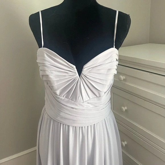 Amsale Bella Bridal Dress in Ice size 8 - Picture 2 of 5